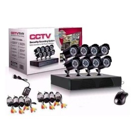 Σετ εποπτείας με 8 Κάμερες & Καταγραφικό CCTV Security  - OEM
