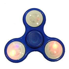 LED Fidget Spinner Anti Stress / Παιχνίδι ανακούφισης - OEM  FSL105 ΜΠΛΕ
