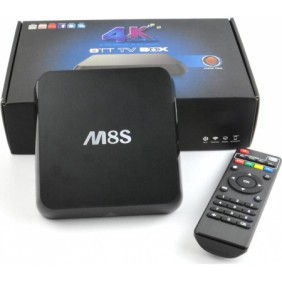 ANDROID TV BOX M8S 4K QUAD CORE 2GB/8GB HDMI WiFi PLAY STORE