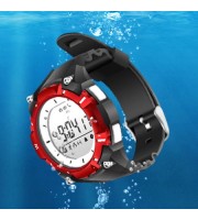 Αδιάβροχο ρολόι smart watch bluetooth dzb acticity tracker Red - oem