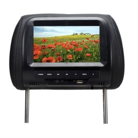 7 Inch Car Headrest Monitor TFT LED Digital Screen Pillow Monitor MP5 Player & USB and SD Functions - Alibay S1207