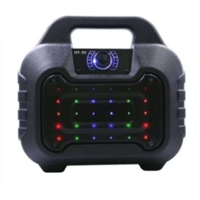 HY-05 Portable Bluetooth LED Super Bass Subwoofer Speaker with TF/FM/USB/AUX
