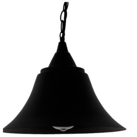 ALIB-F25 Vintage Industrial Κρεμαστό Φωτιστικό Οροφής Μονόφωτο Μαύρο Μεταλλικό Καμπάνα