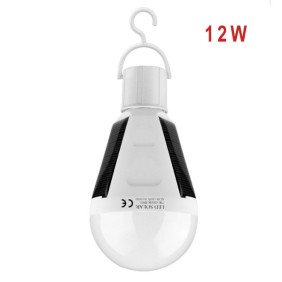 ALIBLDS12 - Ηλιακός λαμπτήρας LED, E27 12W αδιάβροχος, έκτακτης ανάγκης για εσωτερικούς και υπαίθριους χωρους