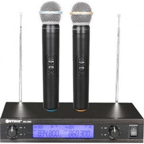 WG-2009 – OEM - Ψηφιακή Studio Quality Συσκευή για Karaoke με 2 Ασύρματα Μικρόφωνα