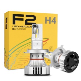 F2 LED - H4 HI-LOW  72WATT 12000LUMEN ΑΝΑ ΖΕΥΓΟΣ CANBUS -  6500Kelvin