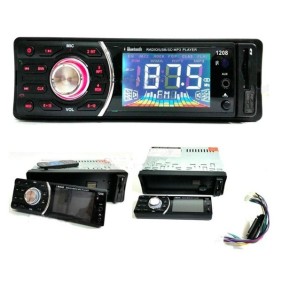 Ηχοσυστημα Car Radio 1208 Ράδιο, Mp3, USB/SD/AUX, Digital clock, Bluetooth – OEM
