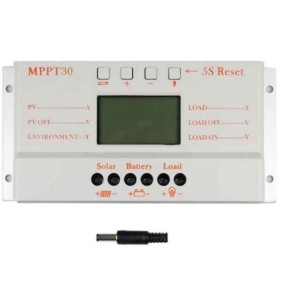 Ρυθμιστής Φόρτισης PWM MPPT LCD M30 30Ah 12/24V