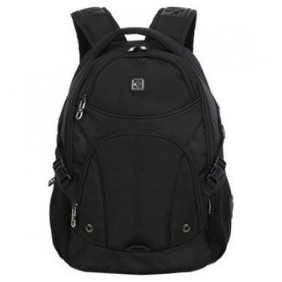SW9612 - Σακίδιο Πλάτης - BACKPACK SUISSEWIN WITH AIRFLOW SYSTEM (Μαυρο)