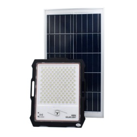 400Watt Ηλιακός Προβολέας LED  IP67 με Τηλεχειρισμό OEM MJ-D904 – Μαύρο