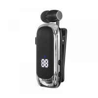 Ακουστικό πέτου Bluetooth Handsfree K88 – ασημί