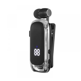 Ακουστικό πέτου Bluetooth Handsfree K88 – ασημί