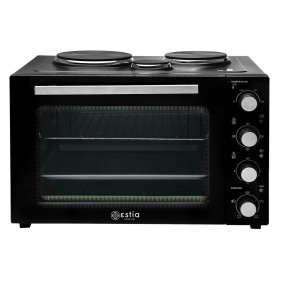 Estia Compact Cooker Ηλεκτρικό Φουρνάκι 48lt με 3 Εστίες και Αέρα