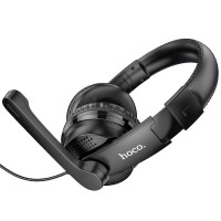 HOCO W103  Gaming Headphones 3.5mm / USB με Καλώδιο 1.2m - Black