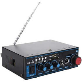  BT-638 Ραδιοενισχυτής Stereo karaoke USB/SD/Bluetooth Oem 2x25watt