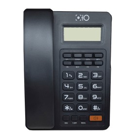 OHO-8204CID Ενσύρματο Τηλέφωνο Γραφείου Μαύρο